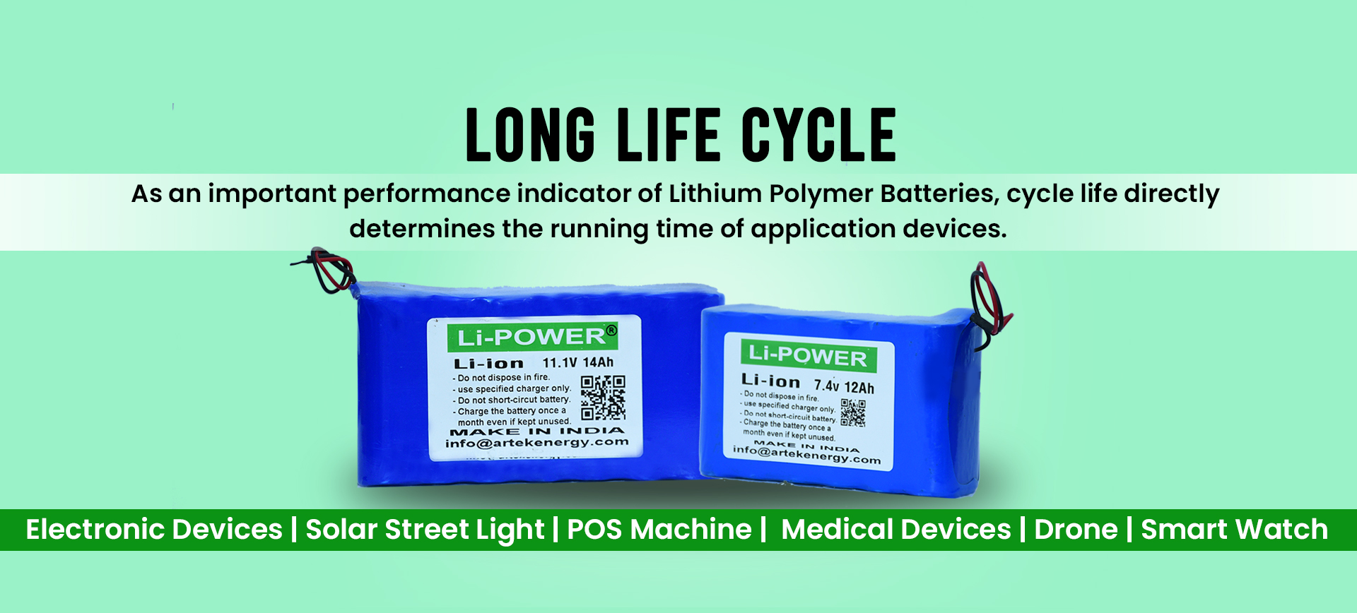 Best LI-FE PO4 Battery Pack Noida