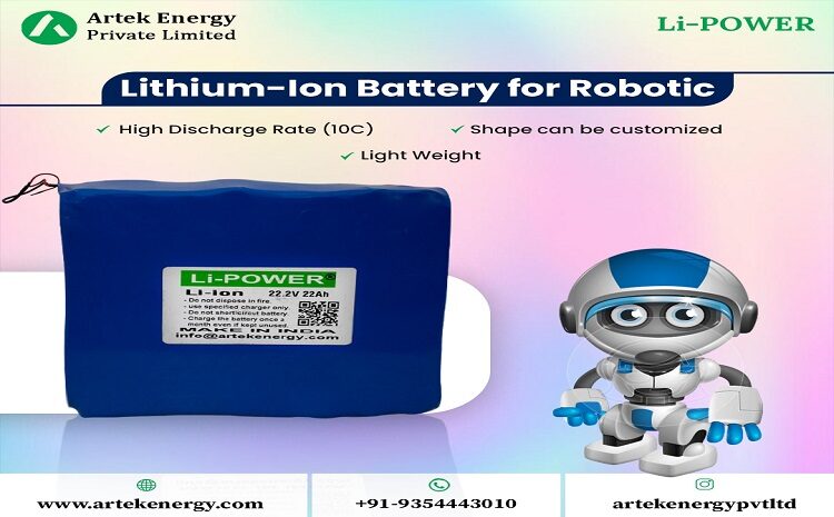  Robot Lithium-ion Battery Pack Manufacturer in India