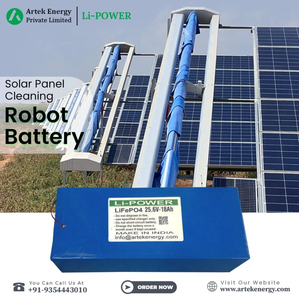 Solar-Panel-Cleaning -Lithium-Ion-battery