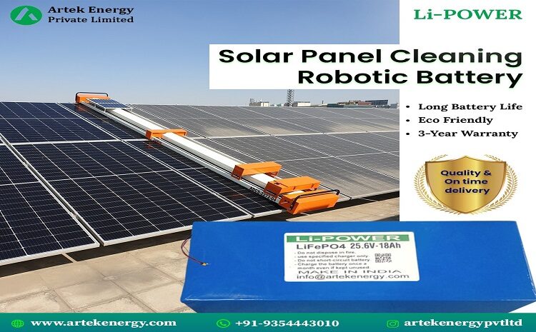  Solar Panel Cleaning Robot Lithium Ion battery