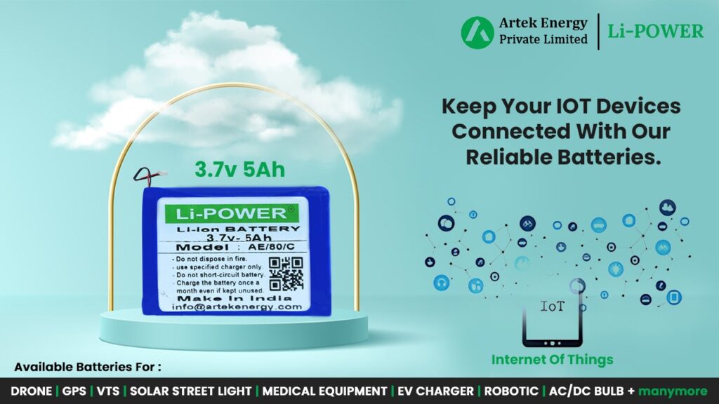 Li-Power offers dependable 3.7V rechargeable lithium-ion batteries, delivering sustained power for diverse applications.