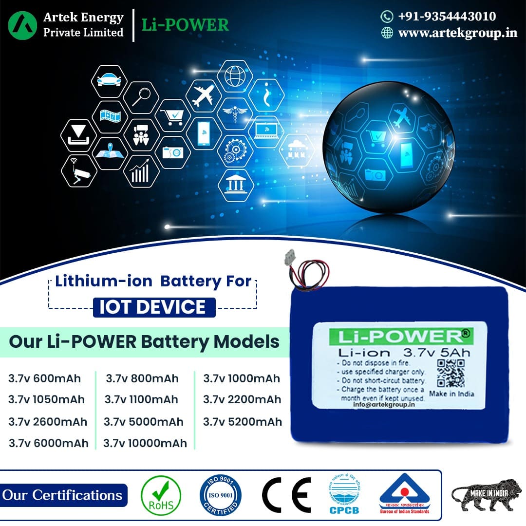 IoT Device Lithium Ion Battery